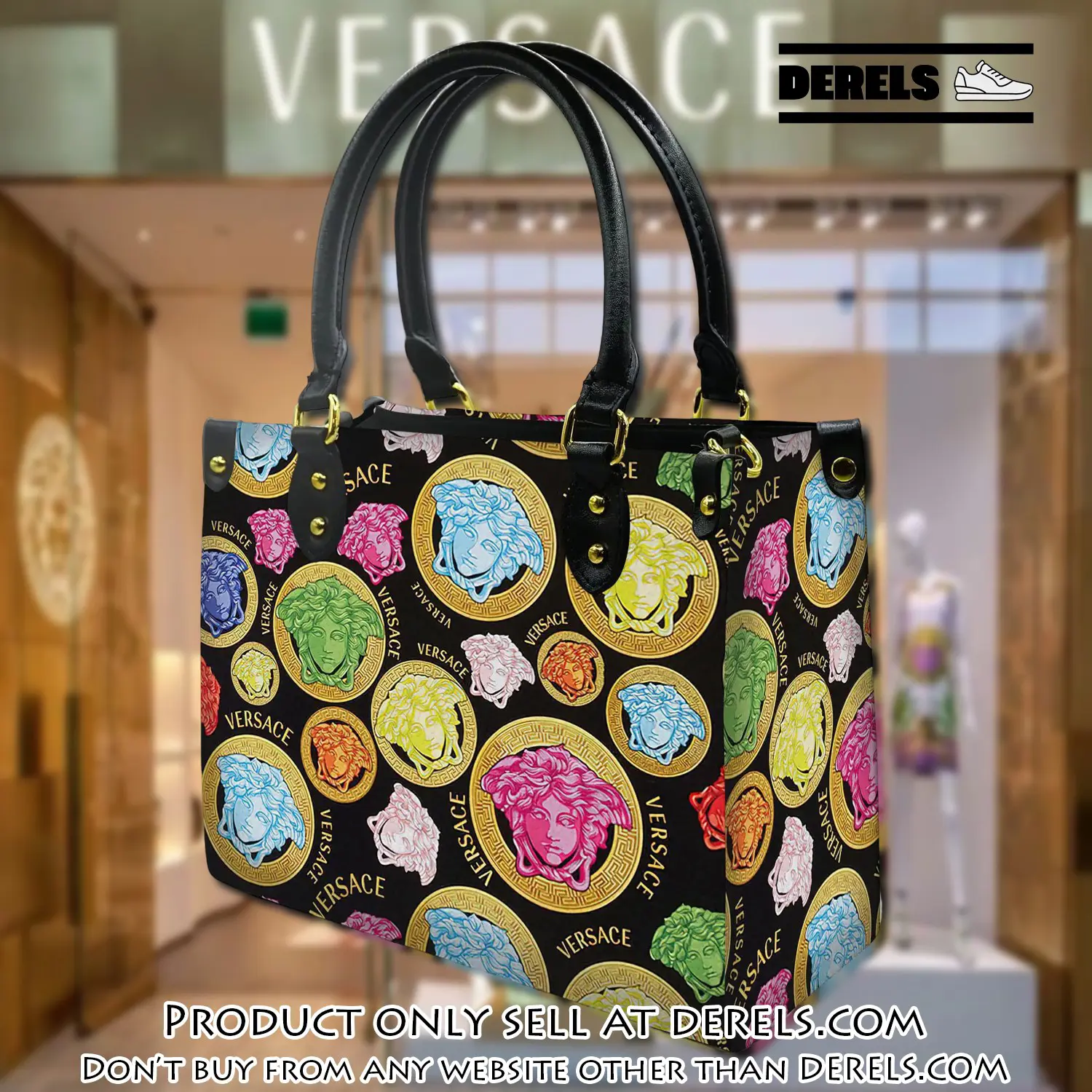 Versace women luxury leather handbag 3d lhb1040 dr2834361